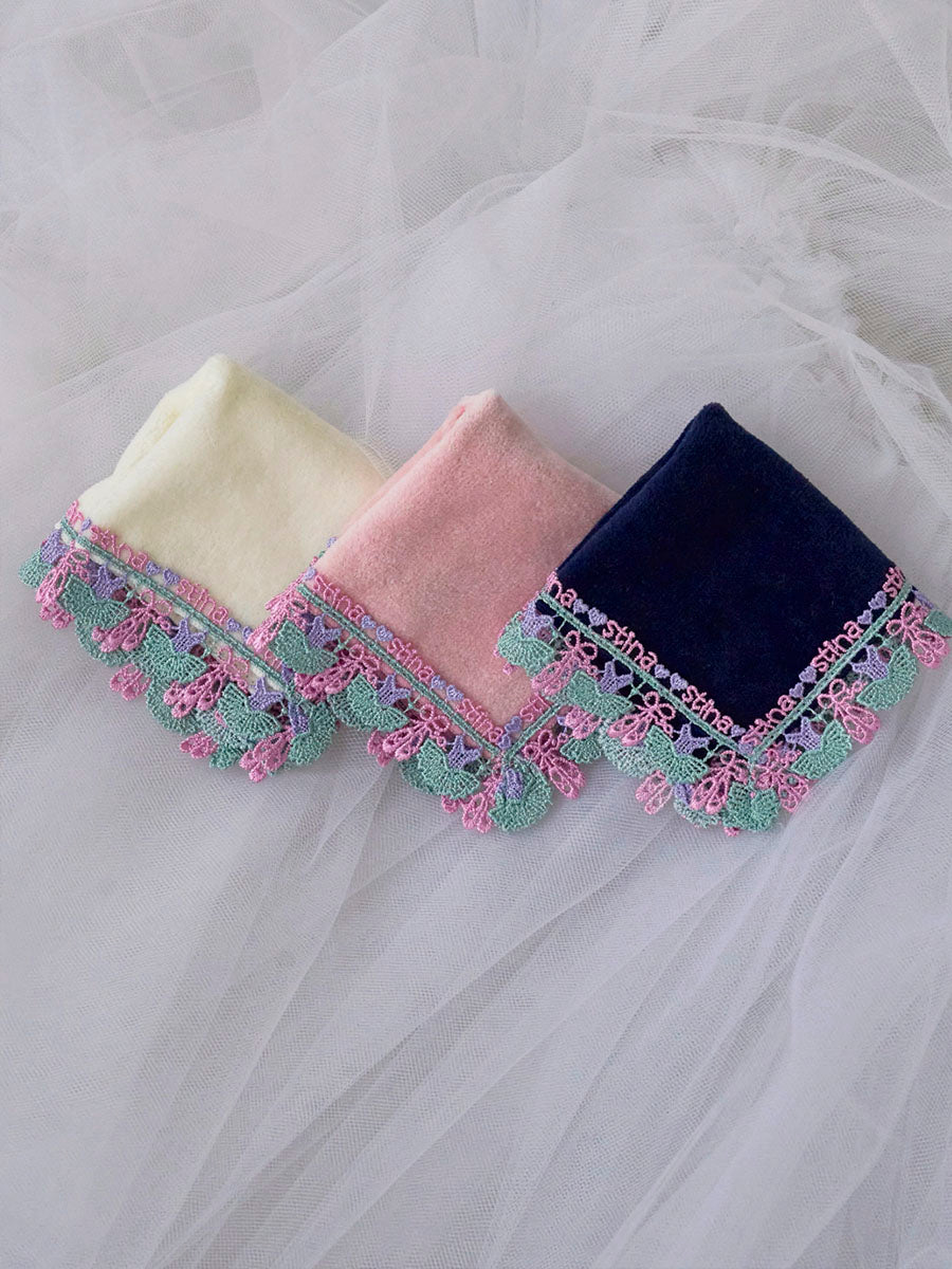 近澤レース店 × stina Ballerina Handkerchief navy