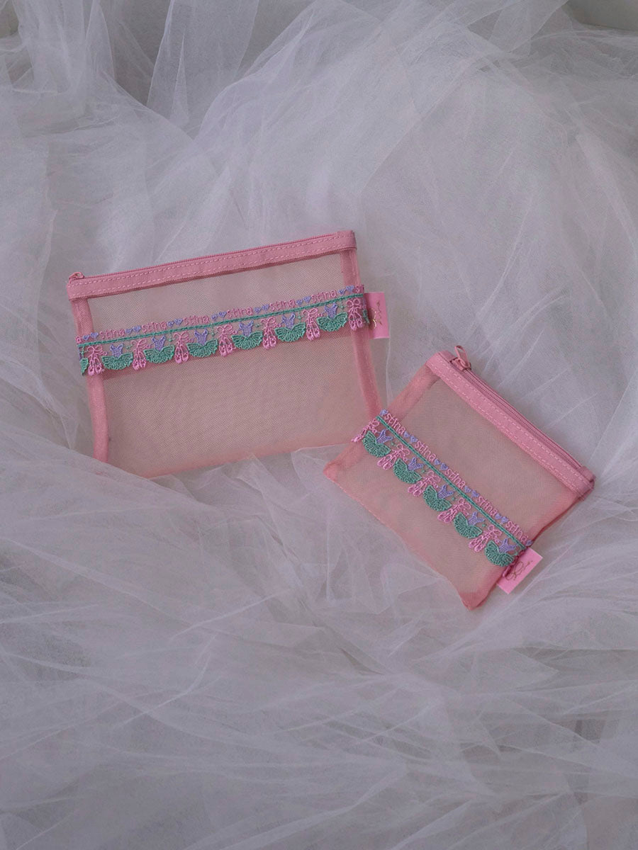 近澤レース店 × stina Ballerina Pouch