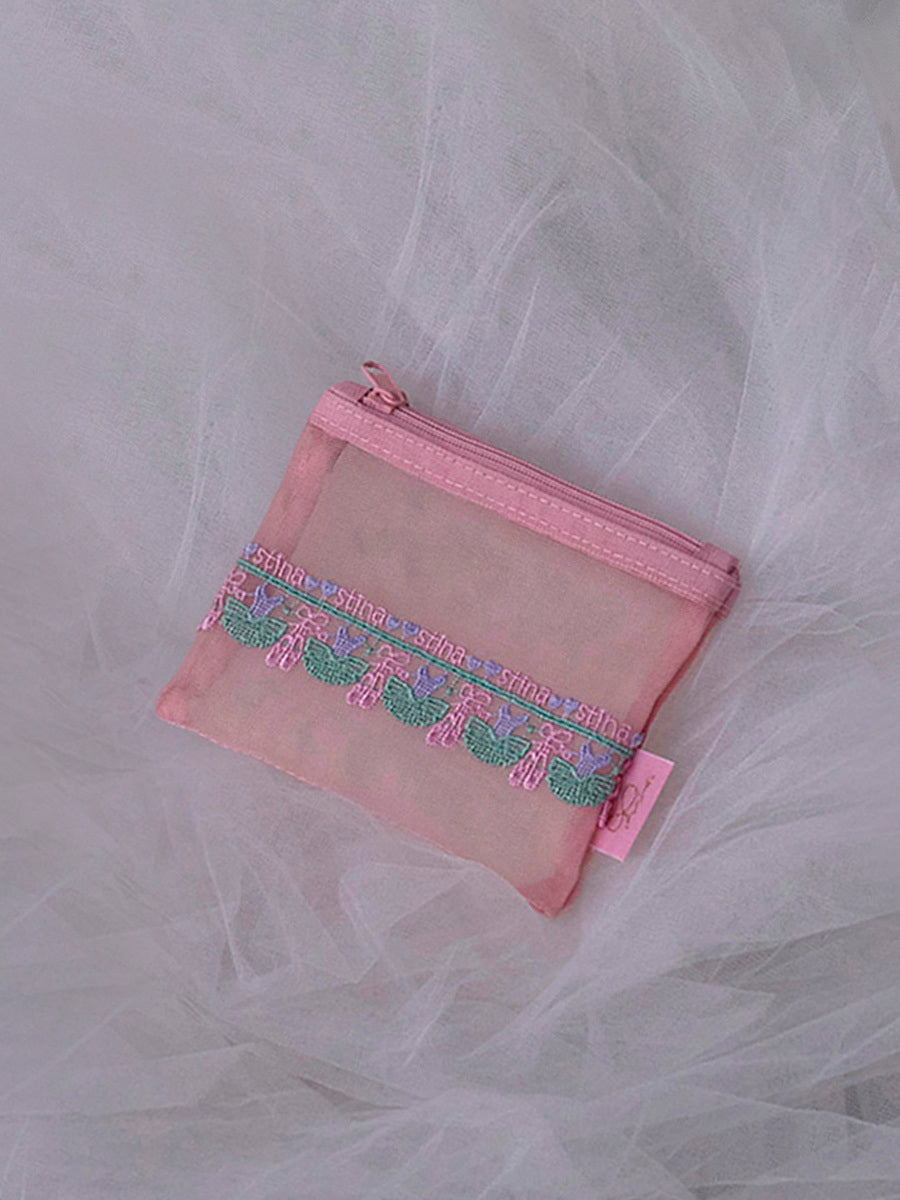 和レース★6枚セット 近澤レース店 × stina Ballerina mini pouch