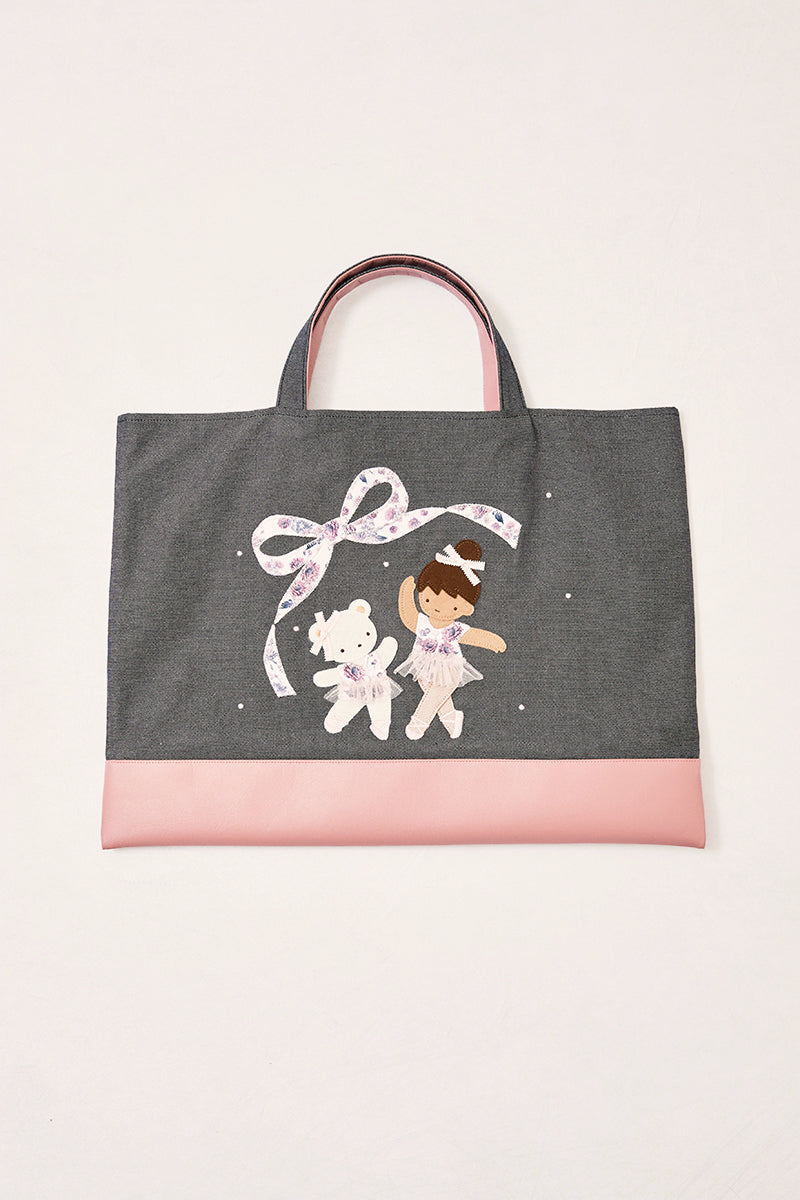 familiar × stina Dahlia Ballet Denim Bag