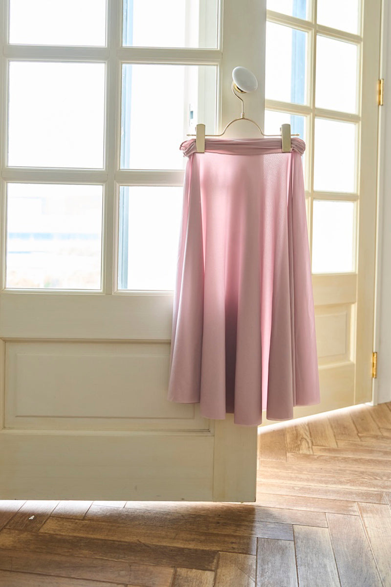 circular skirt / pink