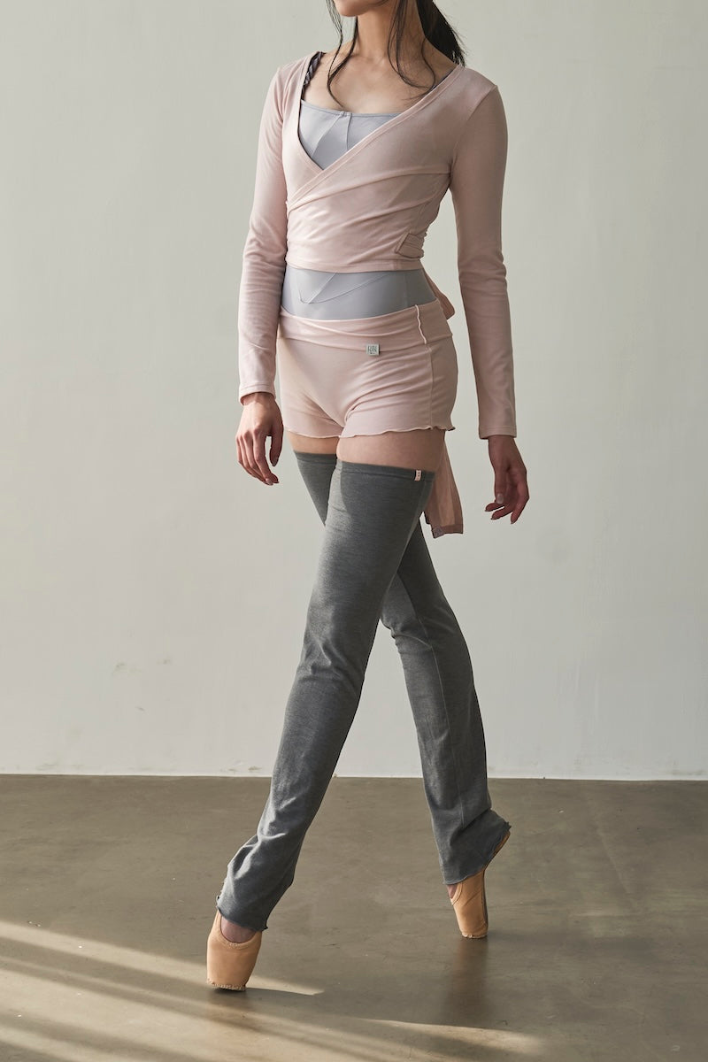 Retune. cache coeur tops / pink