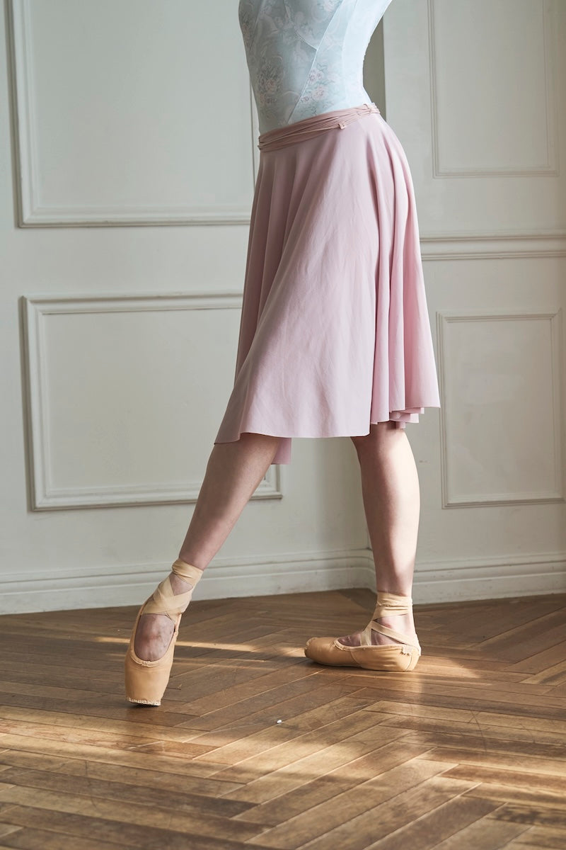 circular skirt / pink