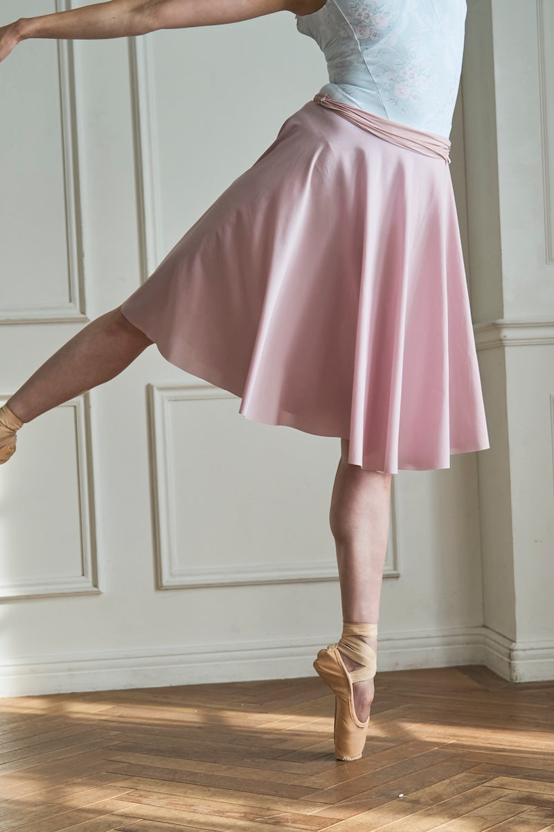 circular skirt / pink