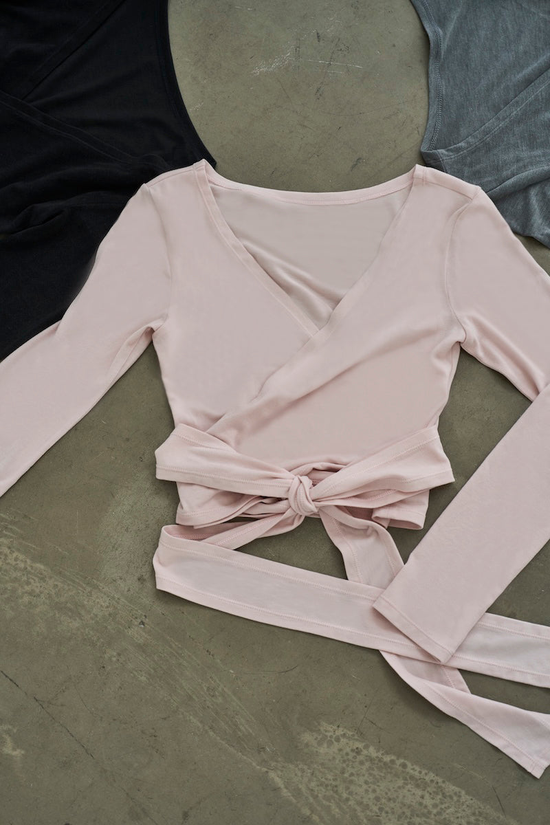 Retune. cache coeur tops / pink