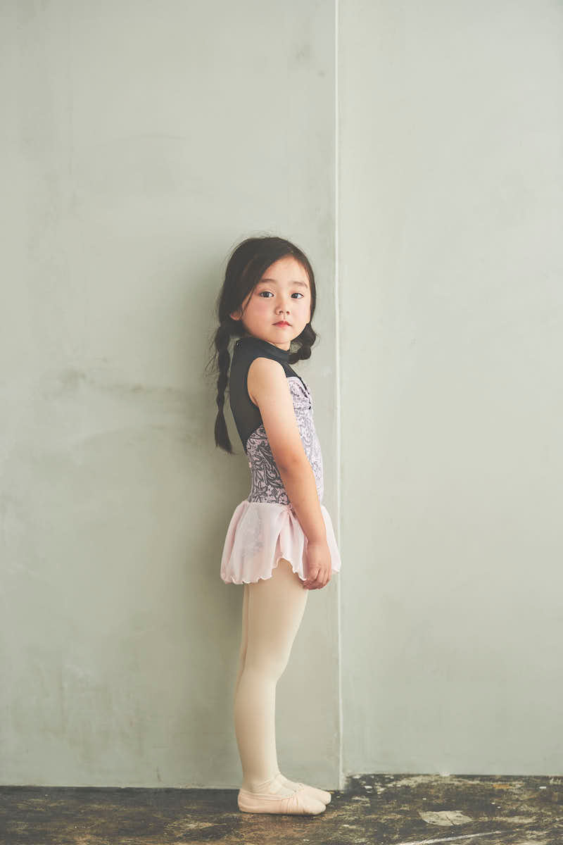 type Y neck ribbon / eternal lace melty pink / kids / girl