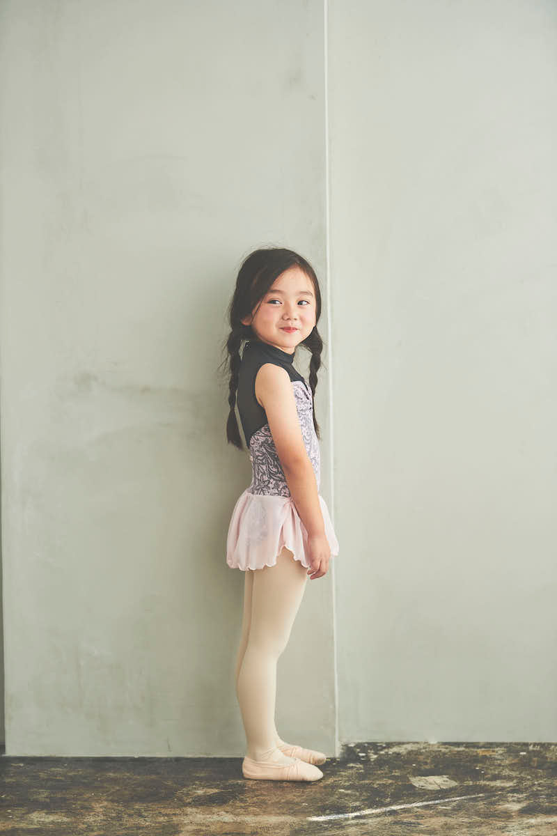 type Y neck ribbon / eternal lace melty pink / kids / girl