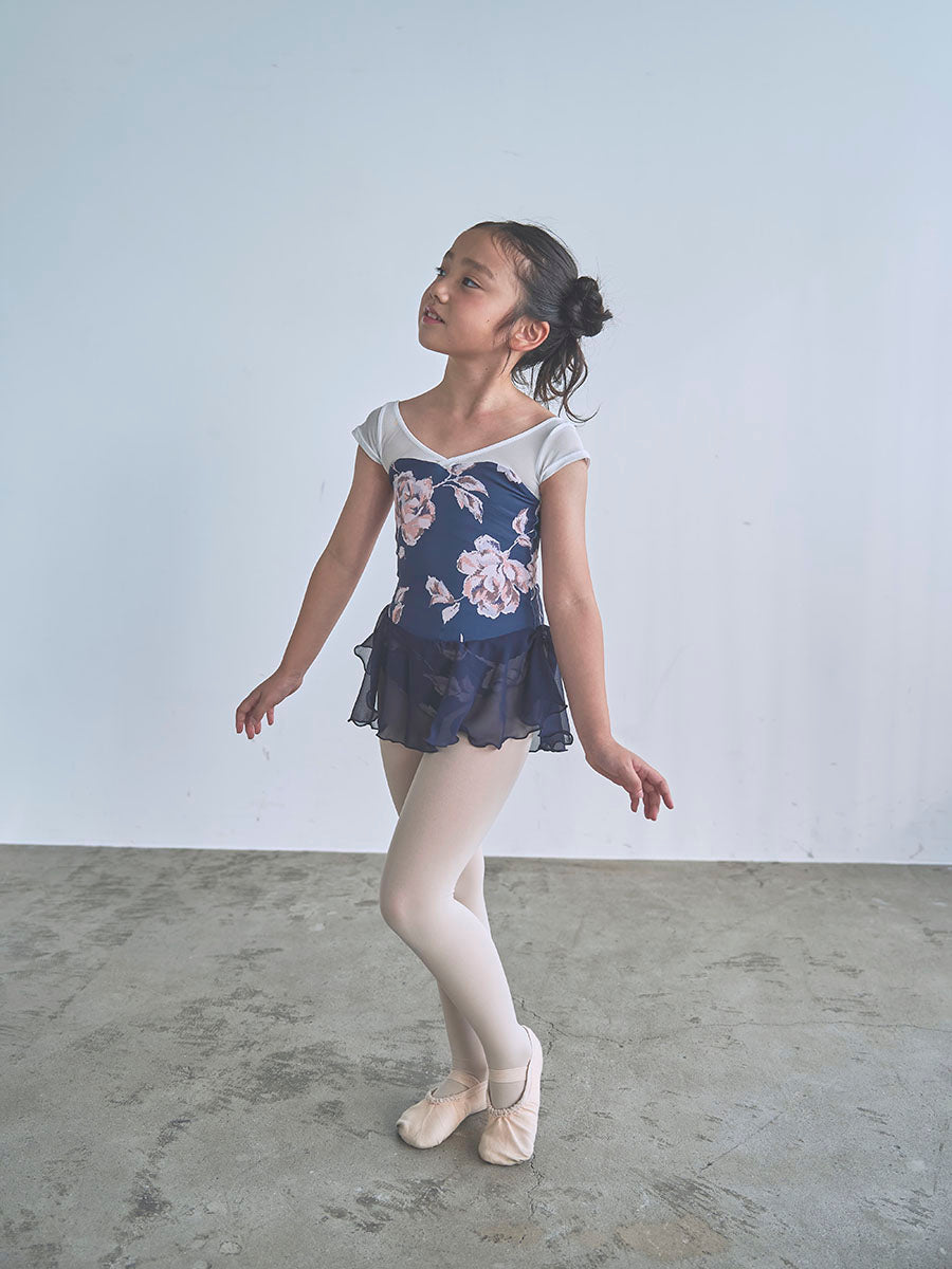 type H half sleeve / Polaris navy / kids & girl