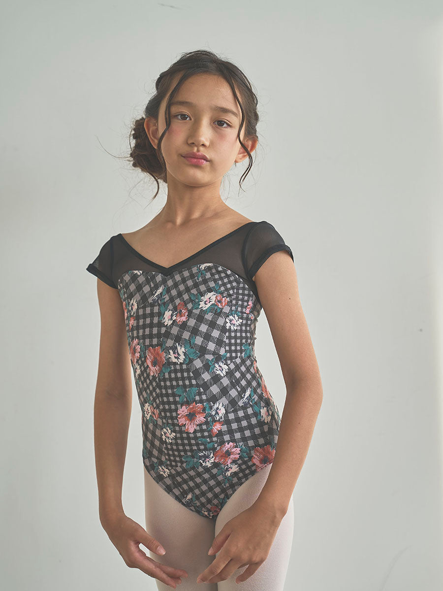 type H half sleeve / Stella charcoal / kids & girl