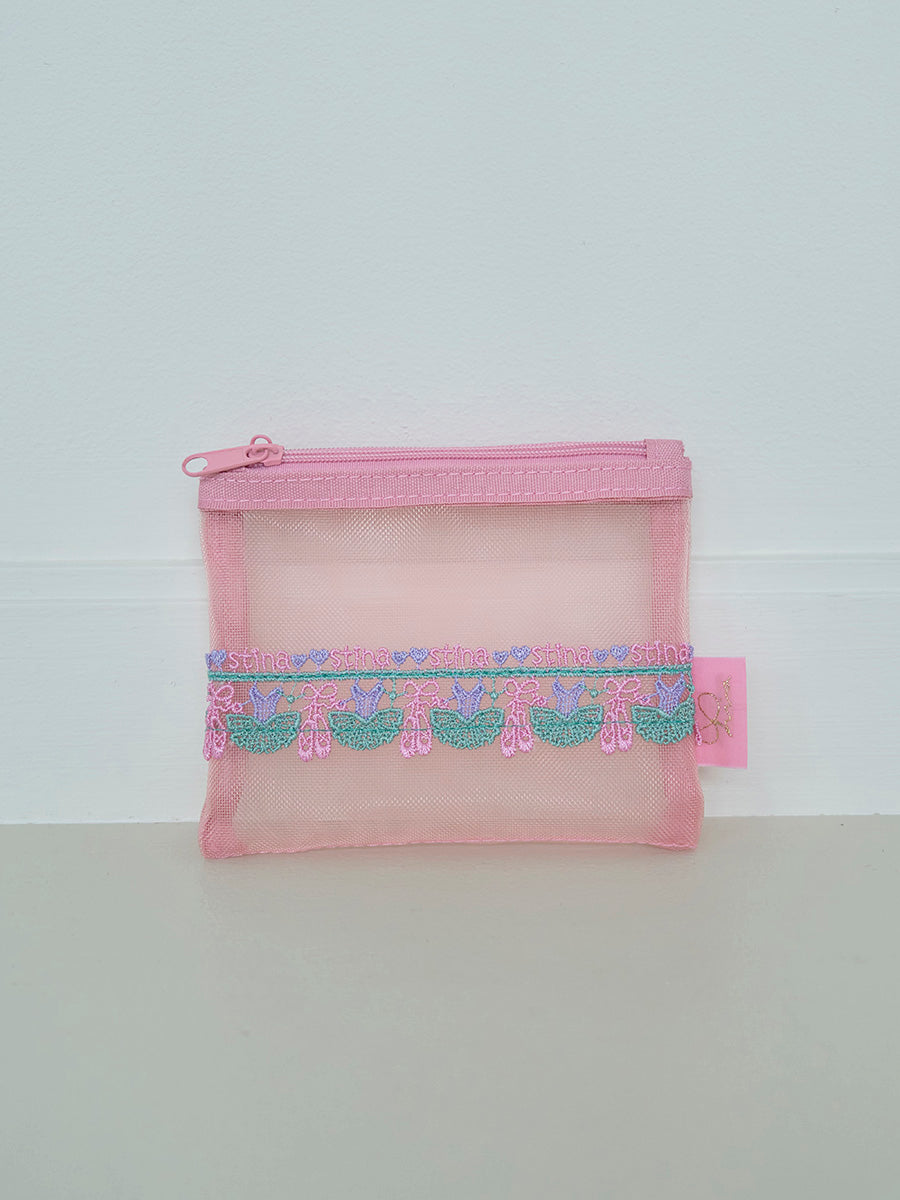 近沢レース店 × stina mini pouch