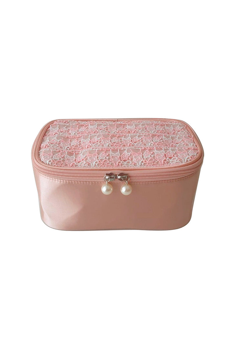 近沢レース店 × stina leotard vanity pouch