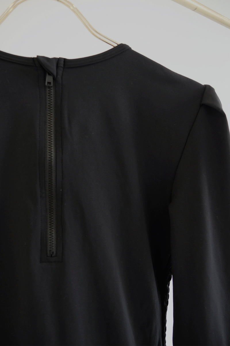 Prelude shirring tops long / black