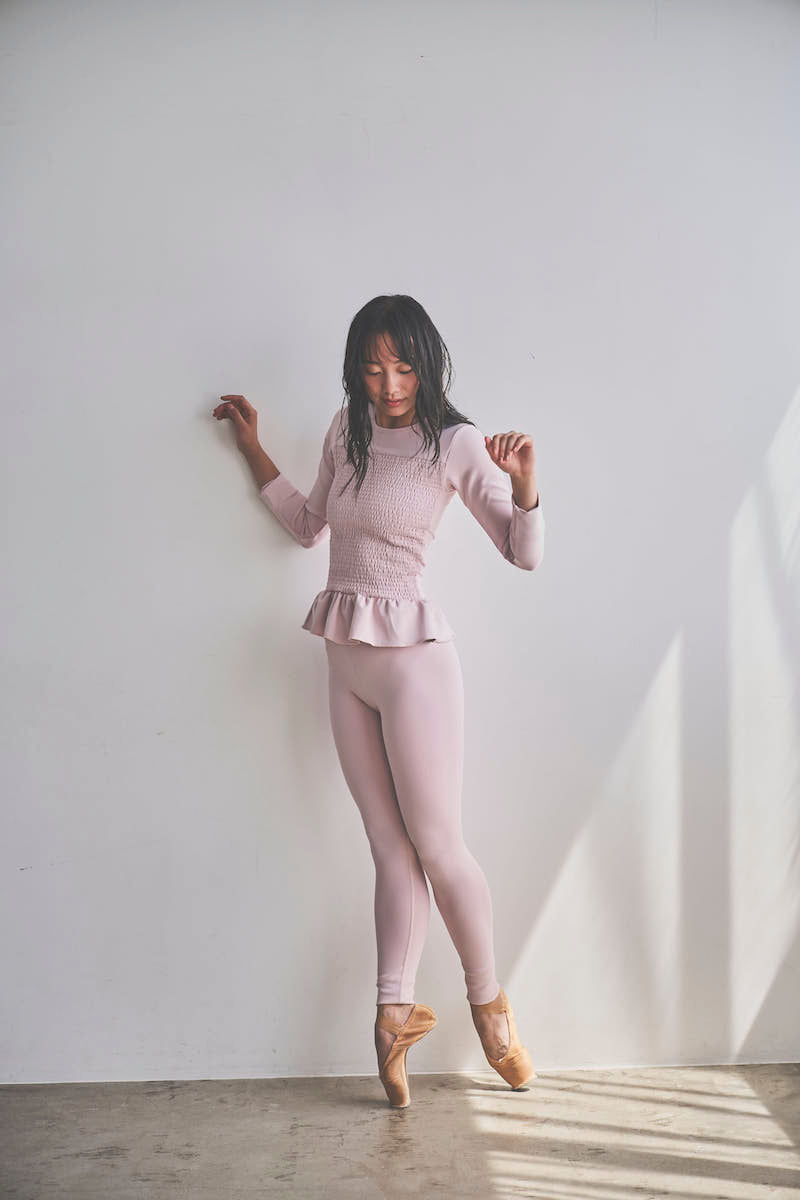 Prelude leggings / dusty pink