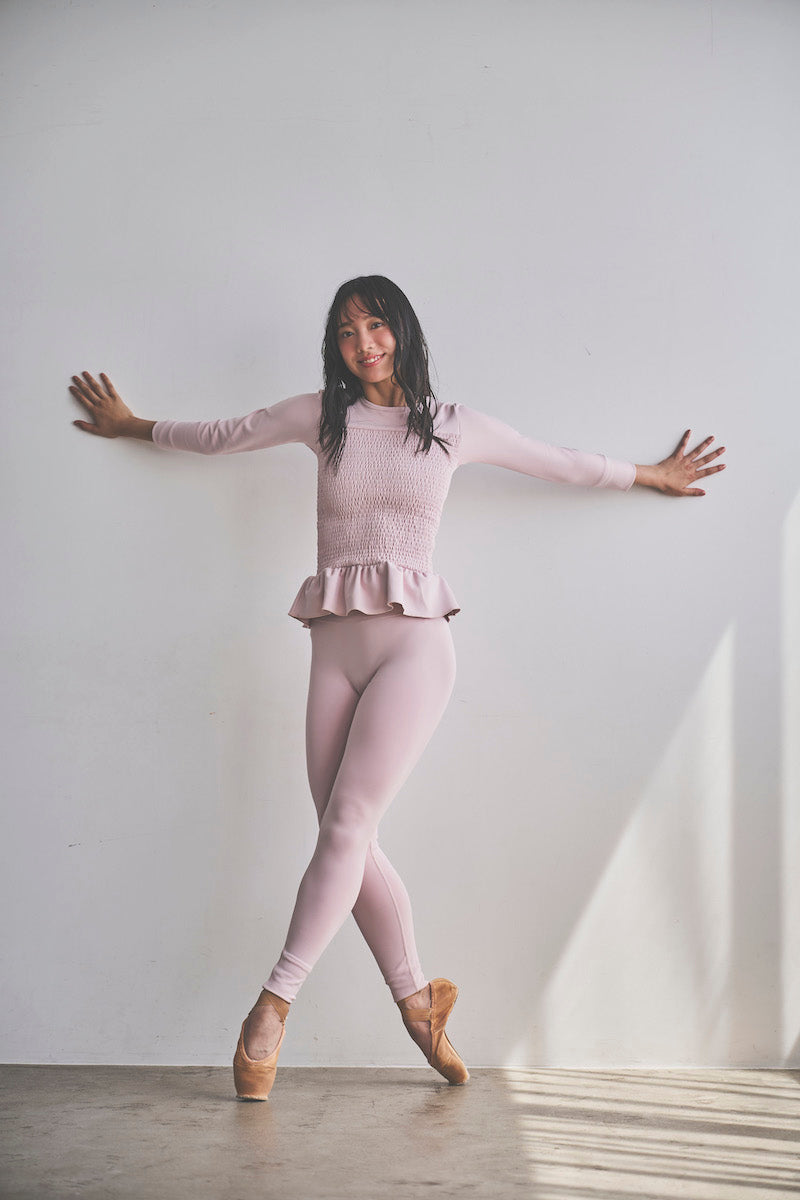 Prelude leggings / dusty pink