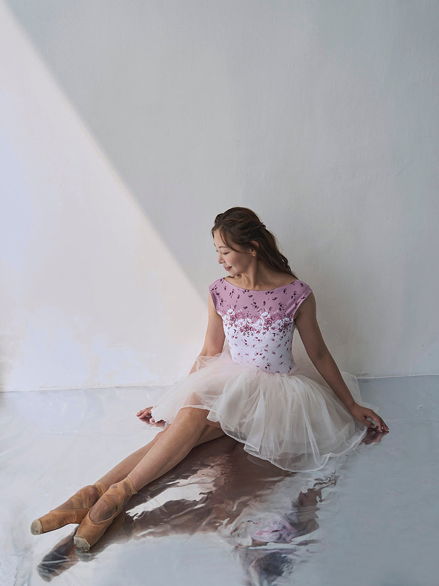 type K boat neck / cosmos rose