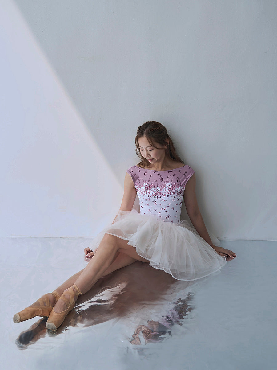 type K boat neck / cosmos rose