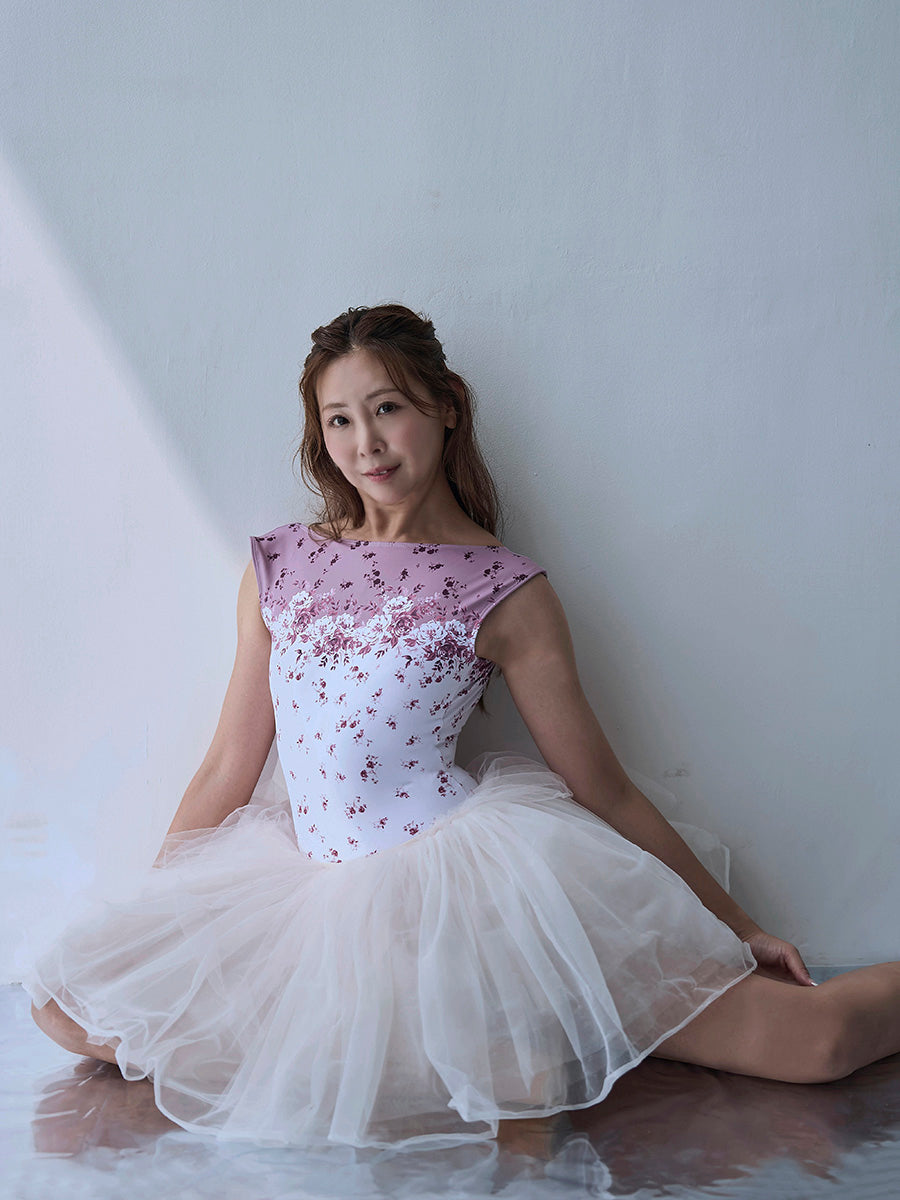 type K boat neck / cosmos rose