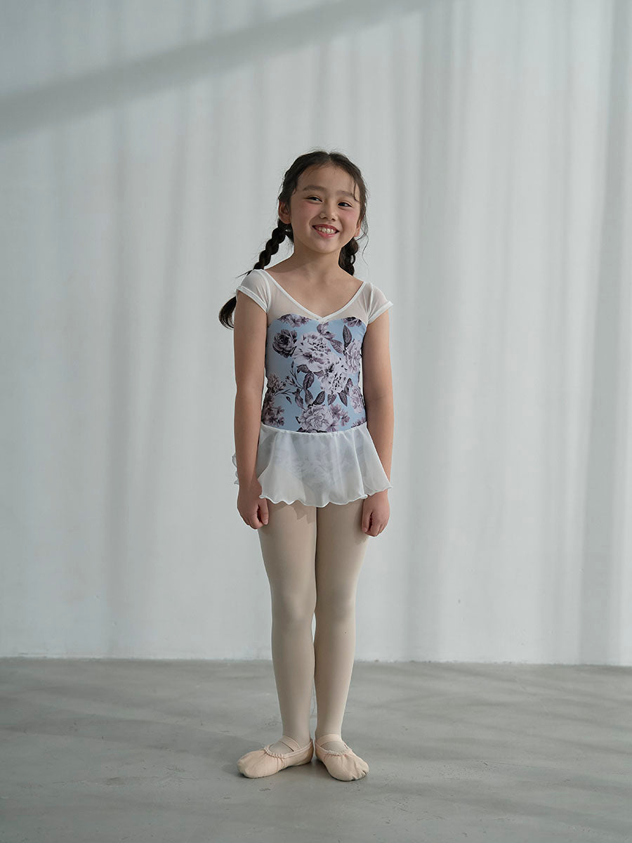 type H half sleeve / Orbit blue / kids & girl