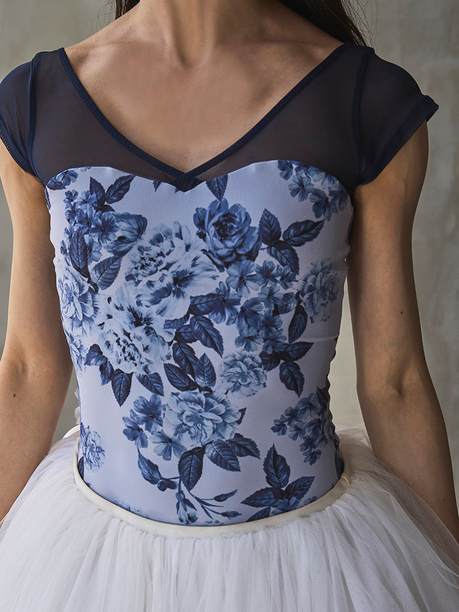 H-type half sleeve / Orbit blue gray