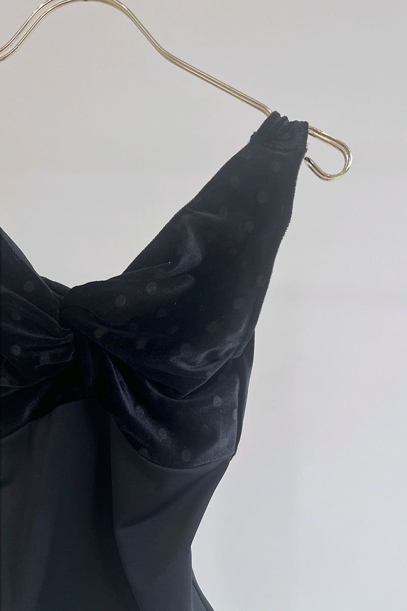 Retune.stina / Walts / velours dot black