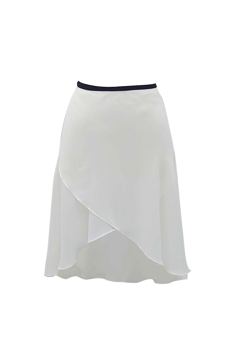 black ribbon wrap skirt / off-white