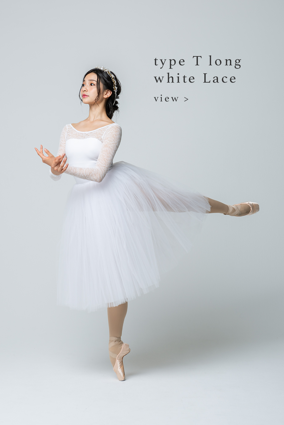 stina / type T long / white Lace