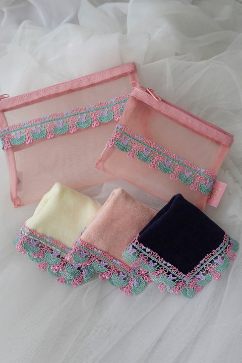 Chikazawa Lace Co. × stina Ballerina Mini Pouch