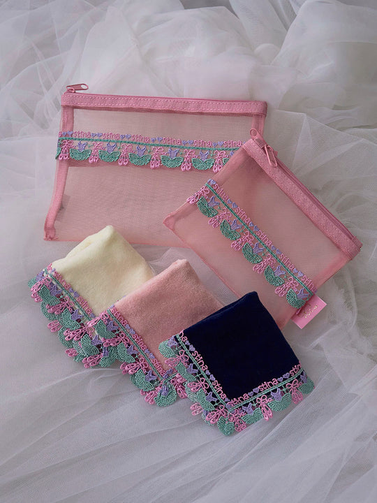 近沢レース店 × stina leotard handkerchief cream