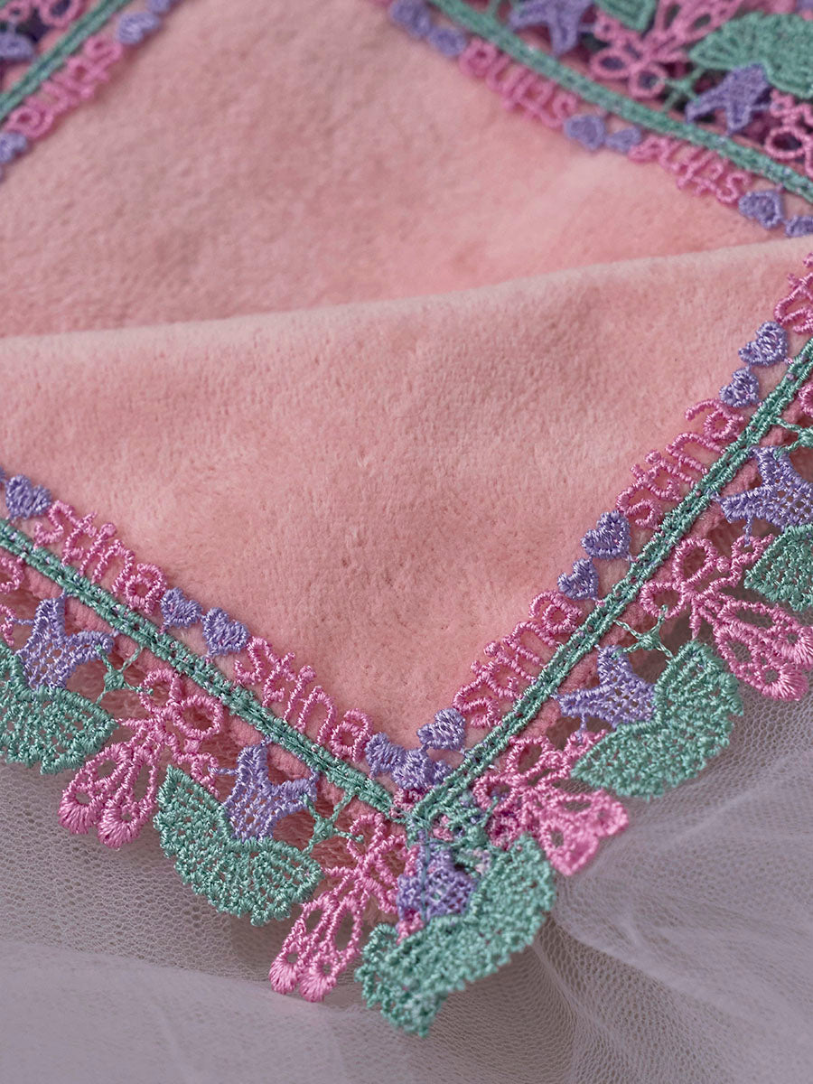 近沢レース店 × stina leotard handkerchief peach