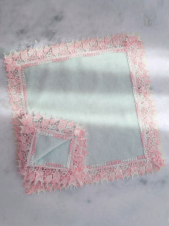 近沢レース店 × stina      leotard handkerchief / ice blue