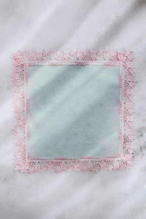 Chikazawa Lace Co. × stina Leotard Handkerchief / Ice Blue