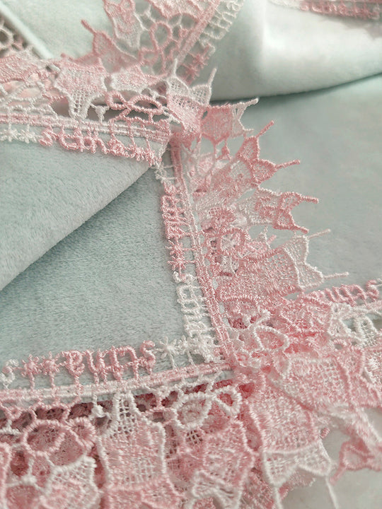 近沢レース店 × stina      leotard handkerchief / ice blue