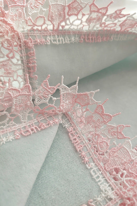 Chikazawa Lace Co. × stina Leotard Handkerchief / Ice Blue