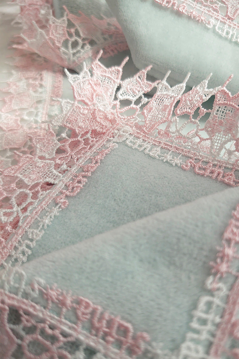 近沢レース店 × stina      leotard handkerchief / ice blue