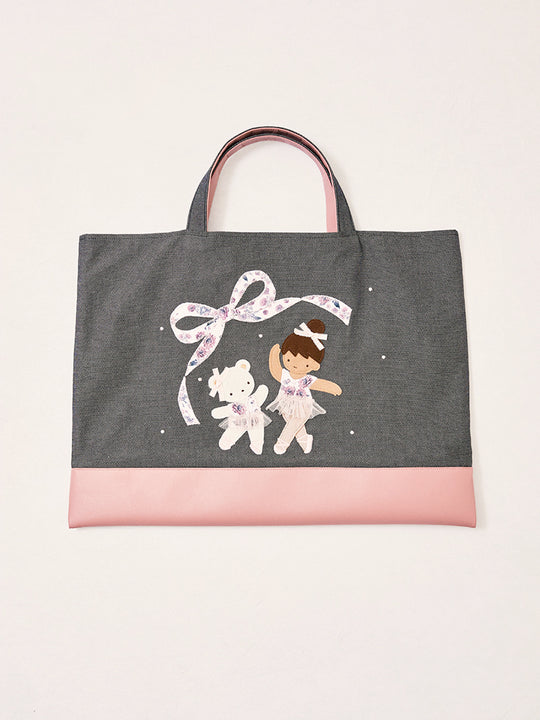 familiar × stina　Dahlia Ballet Denim Bag
