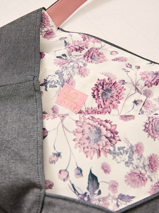familiar × stina　Dahlia Ballet Denim Bag