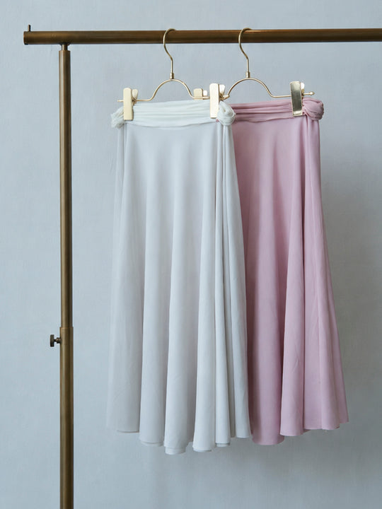 circular skirt / ivory
