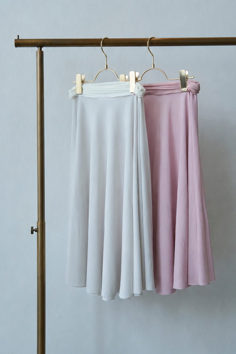 circular skirt / pink