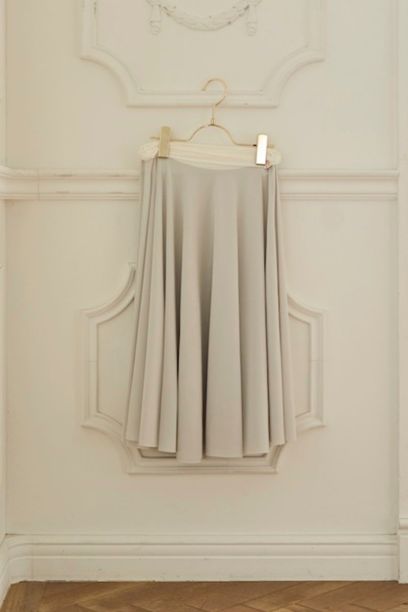 circular skirt / ivory