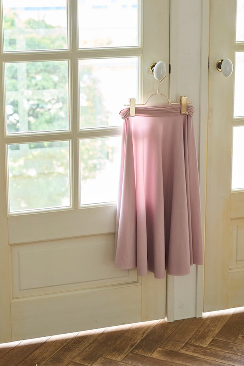 circular skirt / pink