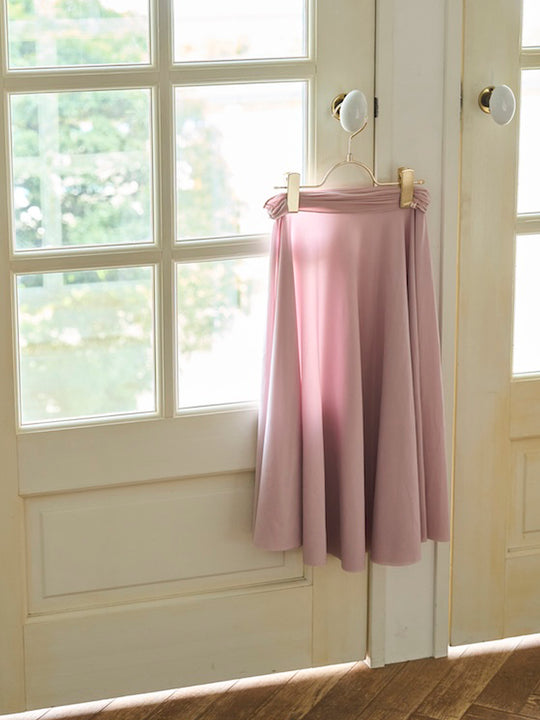 circular skirt / pink