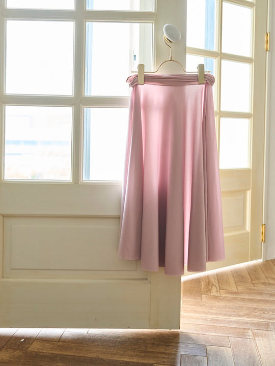 circular skirt / pink