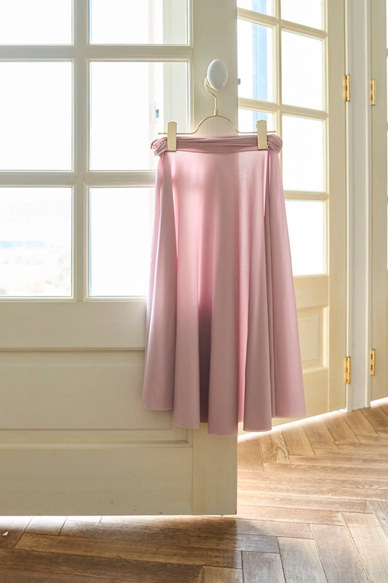 circular skirt / pink