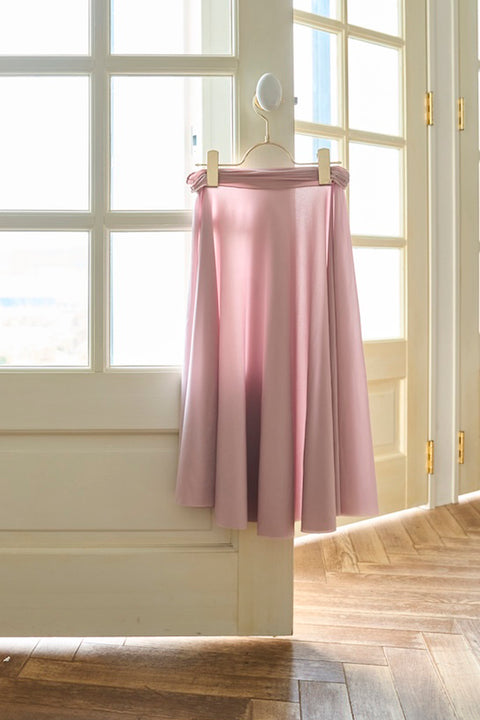 circular skirt / pink