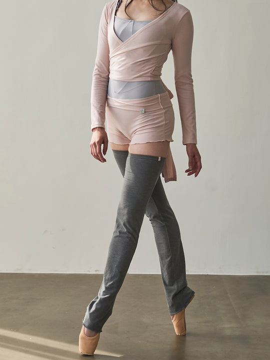 Retune. cache coeur tops / pink