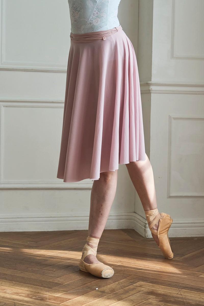 circular skirt / pink