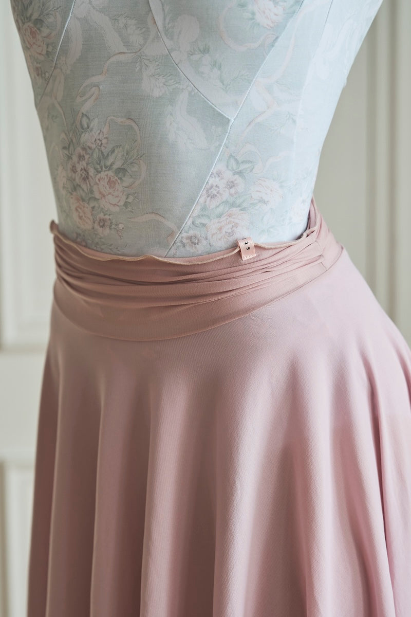circular skirt / pink