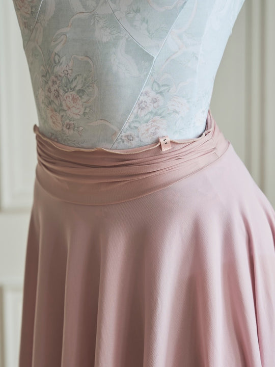 circular skirt / pink