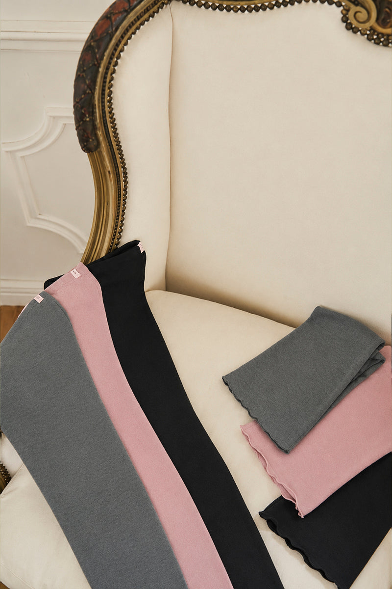 leg warmers / black