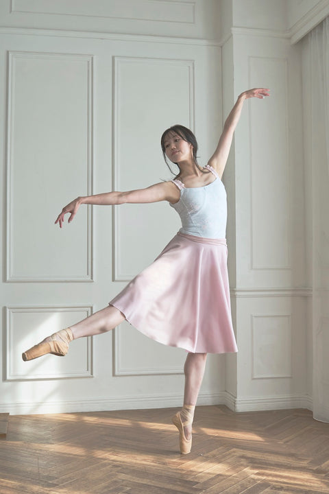 circular skirt / pink